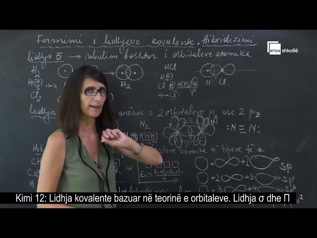 Lidhja kovalente bazuar në teorinë e orbitaleve. Lidhja σ dhe Π| Kimi 12