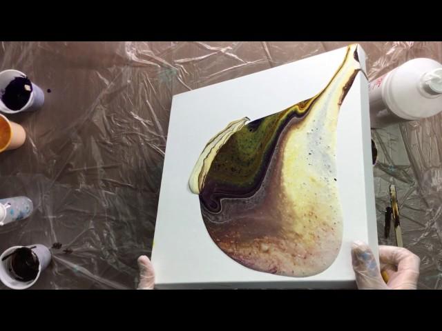 ( 030 ) Acrylic pouring with PVA glue (request)