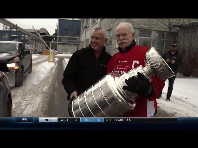 Hockey Day In Canada: Surprise visit to The Mill with the Stanley Cup