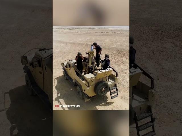 This system integrates 120mm and 81 mm mortars on any 4x4 vehicle