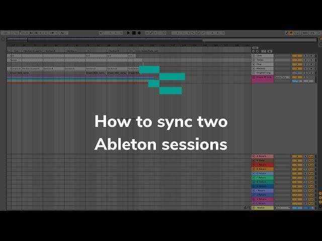 How to Sync two Ableton Machines