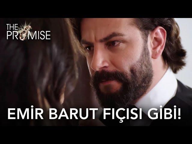 Emir barut fıçısı gibi! | Yemin 45. Bölüm