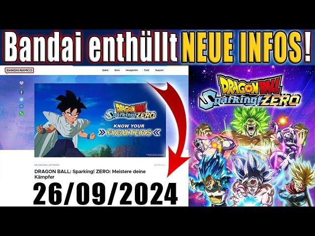 NEUE INFOS enthüllt! Sparking Zero - Dragon Ball News!