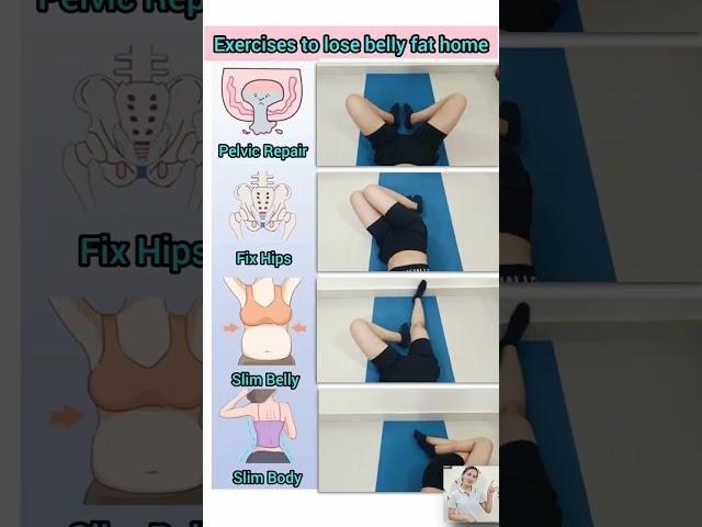 exercises to lose belly fat home #short #reducebellyfat #bellyfatloss #yoga #nikitafitness
