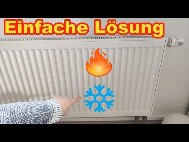 Heizung wird nur oben warm? So behebst du es einfach selbst