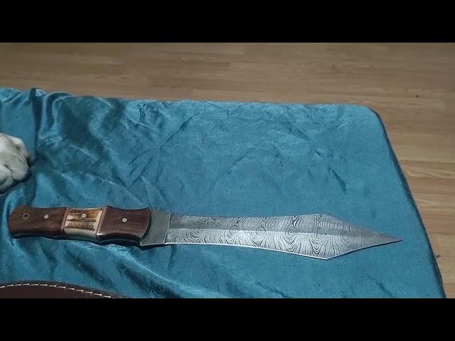 knives unlimited production Damascus dagger 3 out of 5 stars