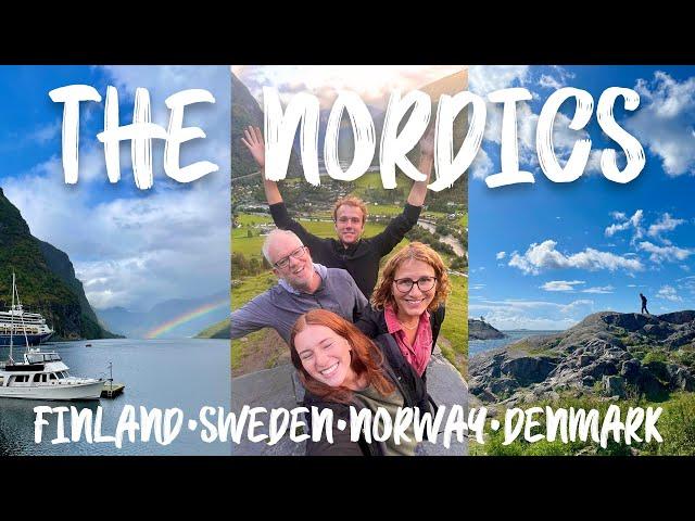 Nordic country travel vlog: Finland, Sweden, Norway and Denmark