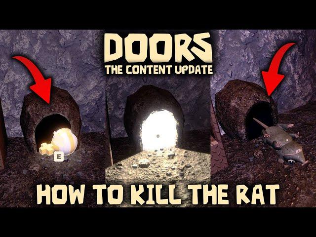 Roblox Doors : How to kill the Rat (Louie) - Concept