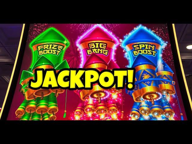 This JACKPOT HANDPAY was so unexpected on Rising Rockets Emperor!