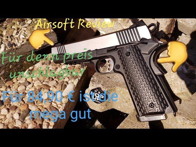 Airsoft Review: Army Armament R28 1911 Silver Slide GBB