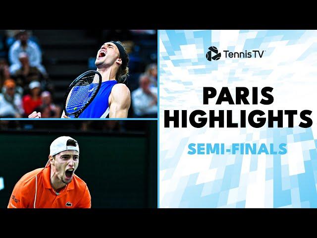 Zverev Faces Rune; Humbert & Khachanov Clash | Paris 2024 Semi-Final Highlights