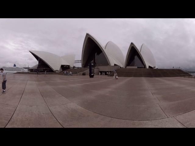 360 video: Entrance to Sydney Opera House, Sydney, Australia