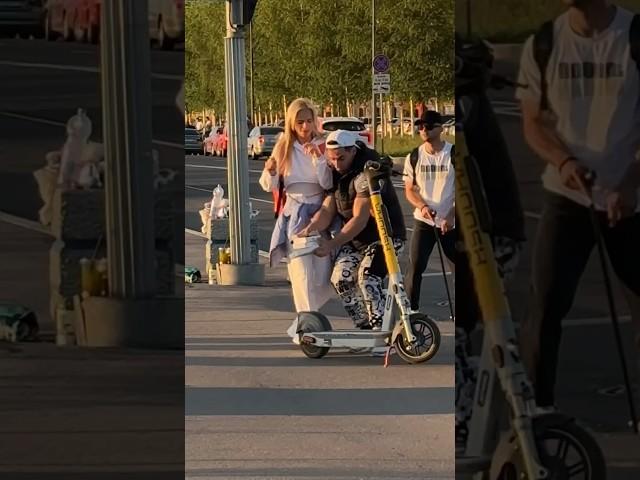 Chose money and iPhones instead of a scooter