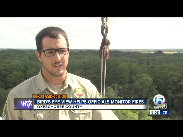 Bird's eye view helps officials monitor fires