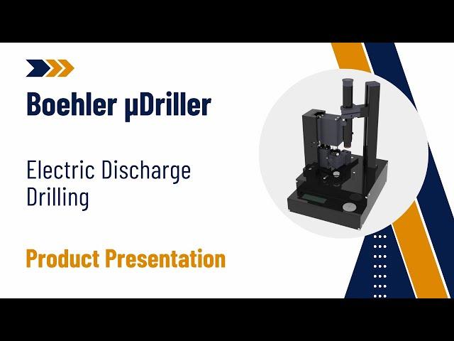 Discover the Boehler µDriller: High-Precision Electric Discharge Drilling | Almax easyLab