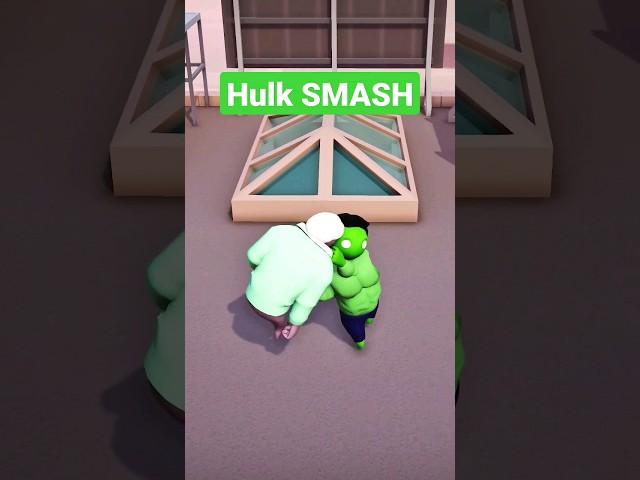 Hulk in Gang Beasts #gangbeasts #shorts