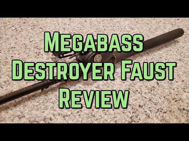 Megabass Destroyer Faust rod REVIEW! The 8 power monster..