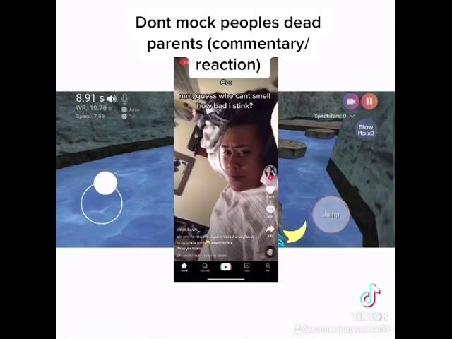 Lady mocks a persons dead parents (commentary/reaction)