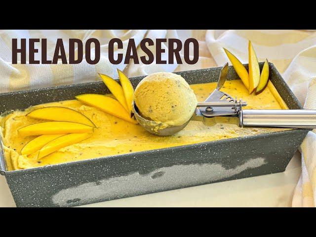 CÓMO HACER HELADO CASERO- sin máquina de helado CON SOLO 4 INGREDIENTES