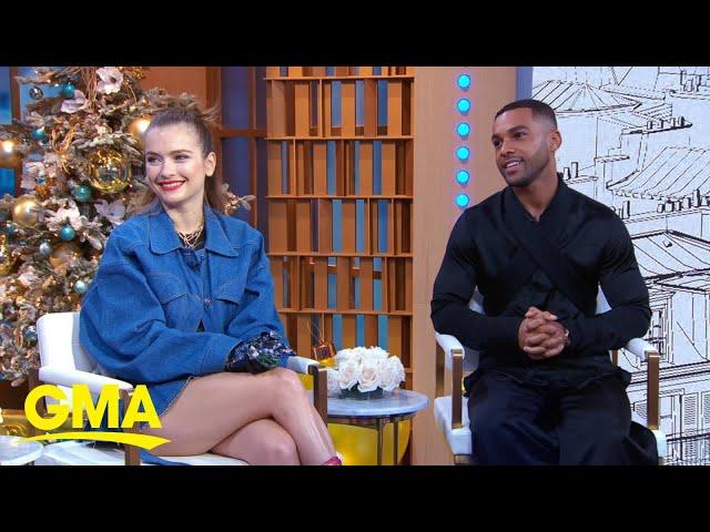 Lucien Laviscount and Camille Razat on new season of ‘Emily in Paris’ l GMA