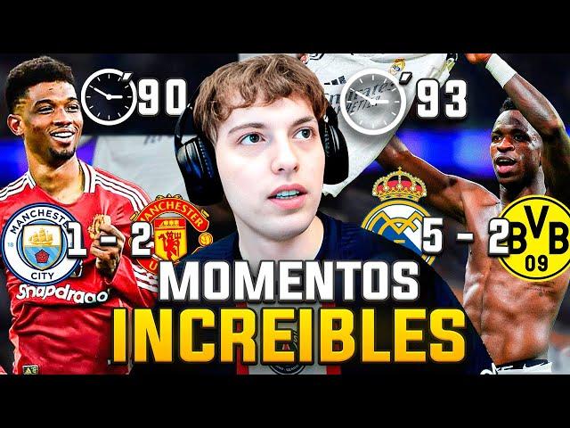 28 MOMENTOS INCREIBLES DEL 2024 AL ULTIMO MINUTO EN EL FUTBOL - EMOCIONANTE...