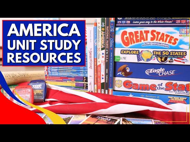 TONS Of Resources for an American Themed Homeschool Unit Study | All About America Learning Goodies