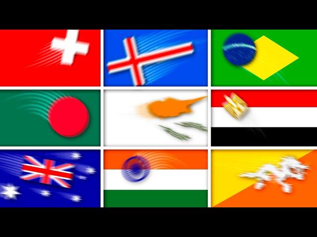 ALL World Flags but it's DVD Player