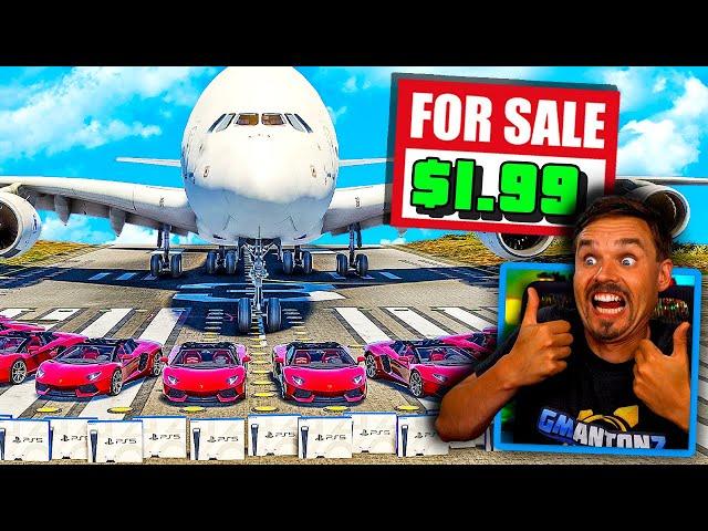 GTA 5 but EVERYTHING costs $1.99! (LOL!)