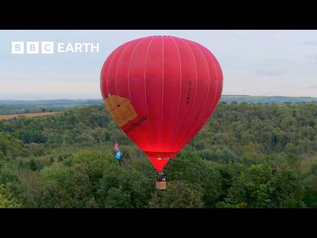 This Is How Hot Air Balloons Work | From Ice To Fire: The Science of Temperature | BBC Earth Science