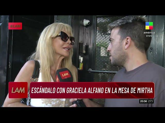  ESCÁNDALO con Graciela Alfano en la mesa de Mirtha Legrand