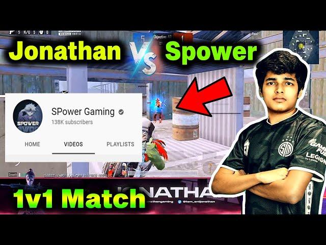  Jonathan Vs Spower Gaming | 1v1 Fun TDM | BGMI God Vs 13 Years Old Pro