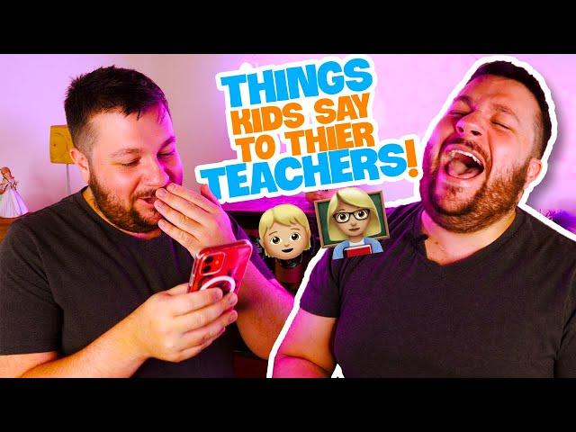 Things Kids Tell Their Teachers! | Christian Hull