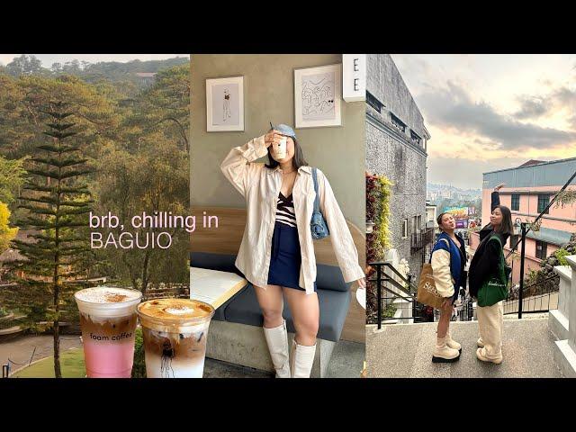 BAGUIO VLOG  ukay + haul, food trip, cute cafes & sulit restos — a girls trip! 