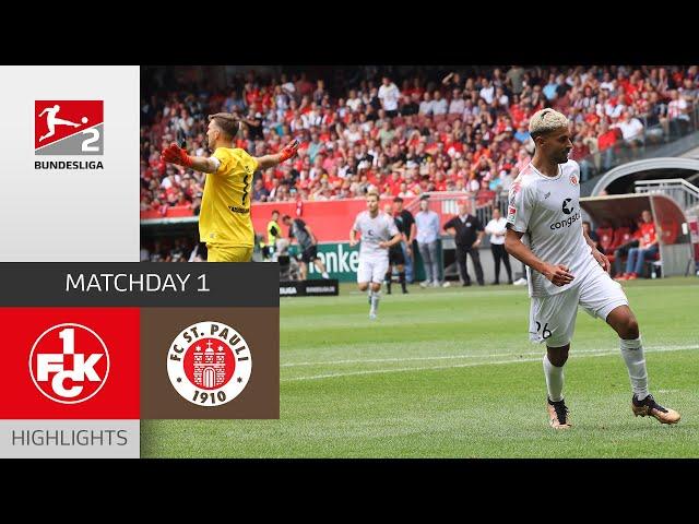 Crazy Goals on Matchday 1 | 1. FC Kaiserslautern - FC St. Pauli 1-2 | Bundesliga 2 23/24