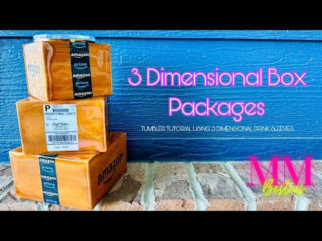 3 Dimensional Box Packages Tumbler Tutorial