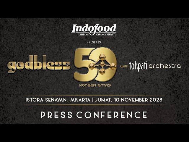 KONFERENSI PERS "INDOFOOD PRESENTS KONSER EMAS 50 TAHUN GOD BLESS WITH TOHPATI ORCHESTRA"