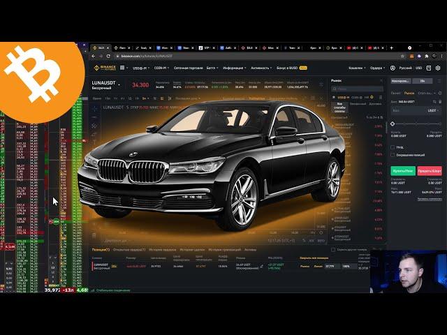 EARN ON A CAR LIVE! Online Trading On Binance Futures! Trading, Cryptocurrency