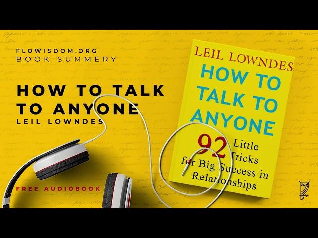 How to Talk to Anyone by Leil Lowndes [Audiobook]