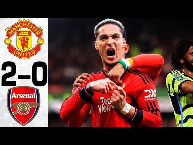 Manchester United vs Arsenal 2-0 - All Goals and Highlights - 2024  ANTONY