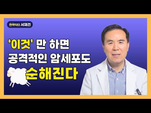 암 재발, 전이, 4기 암 막아주는 핵심 노하우/ 암세포를 정상 세포로 되돌릴 수 있다.