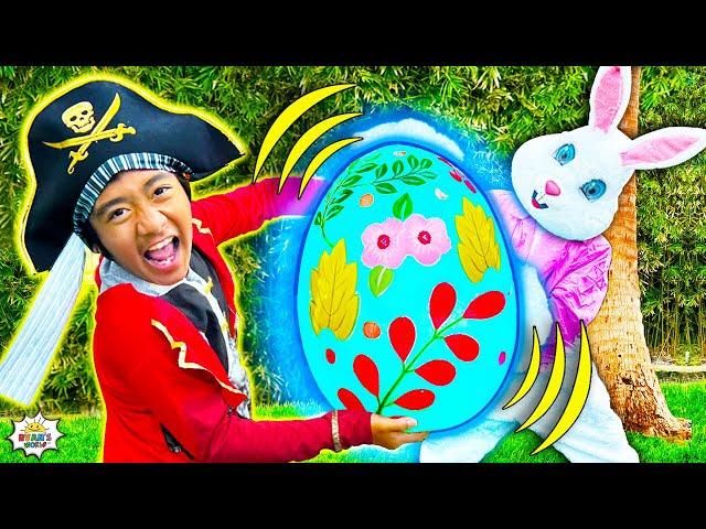 Pirate Ryan vs. Easter Bunny EPIC Egg Hunt!