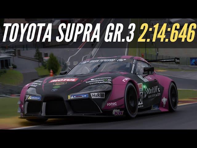 Gran Turismo 7: Daily Race Spa | Toyota Supra Gr. 3 Hotlap [4K]