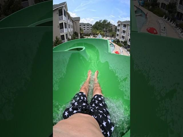 Huge Hotel Waterslide!