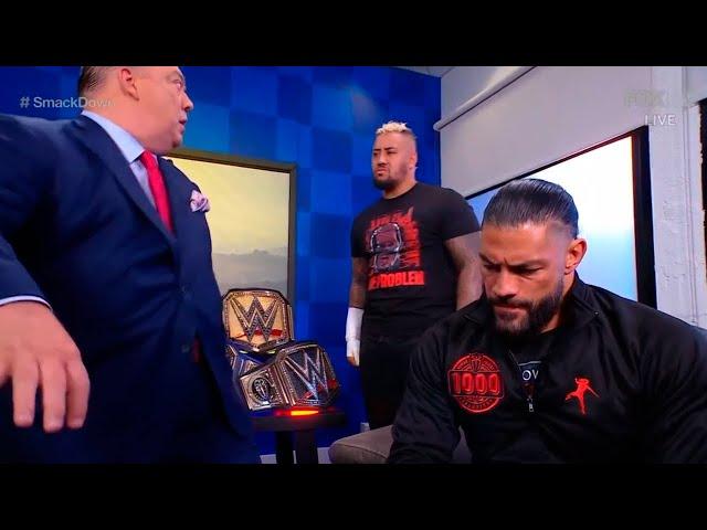 Solo Sikoa confronts Paul Heyman - WWE SmackDown 6/16/2023