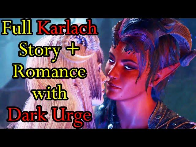 Full Karlach Romance & Story with Dark Urge Supercut | Good, Bad & Neutral Endings | Baldur's Gate 3