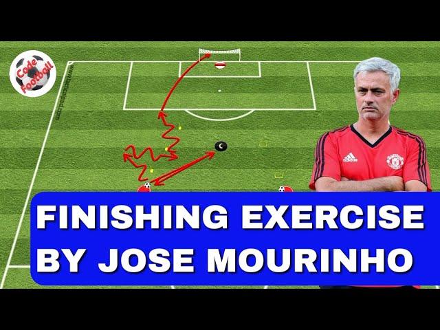 Complex finishing drill by Mourinho!