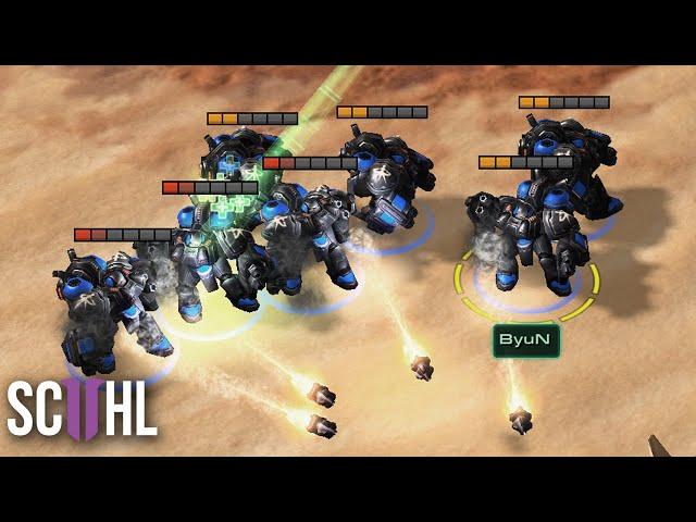 ByuN's INSANE TERRAN MICRO vs. Stats - Starcraft 2