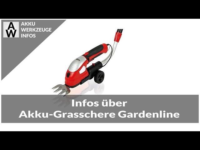 Informationen über Akku-Grasschere von Gardenline