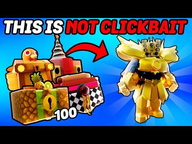 I Opened 100 Of EVERY Crate!! (UPDATED) (Toilet Tower Defense)