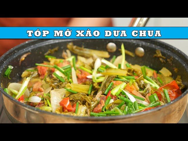 Cách Làm Tóp Mỡ Xào Dưa Giòn Ngon, Đưa Cơm Ngày Mát Trời | Cook Béo